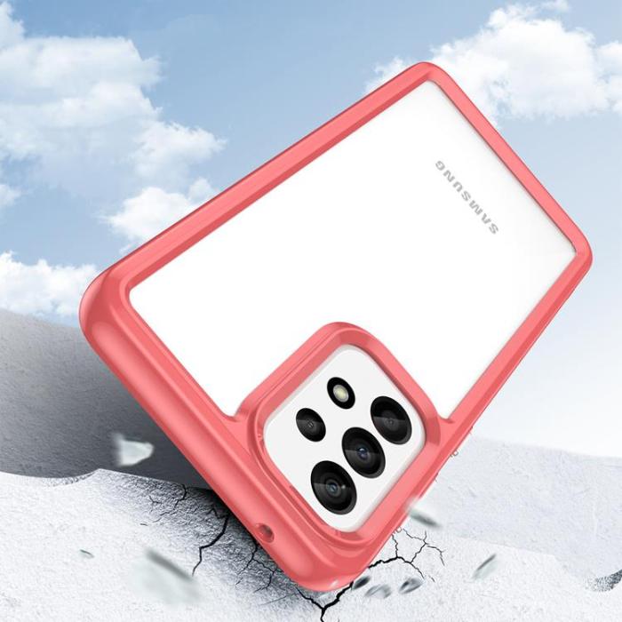 OEM - Galaxy A33 5G Skal Outer Space Flexible - Röd