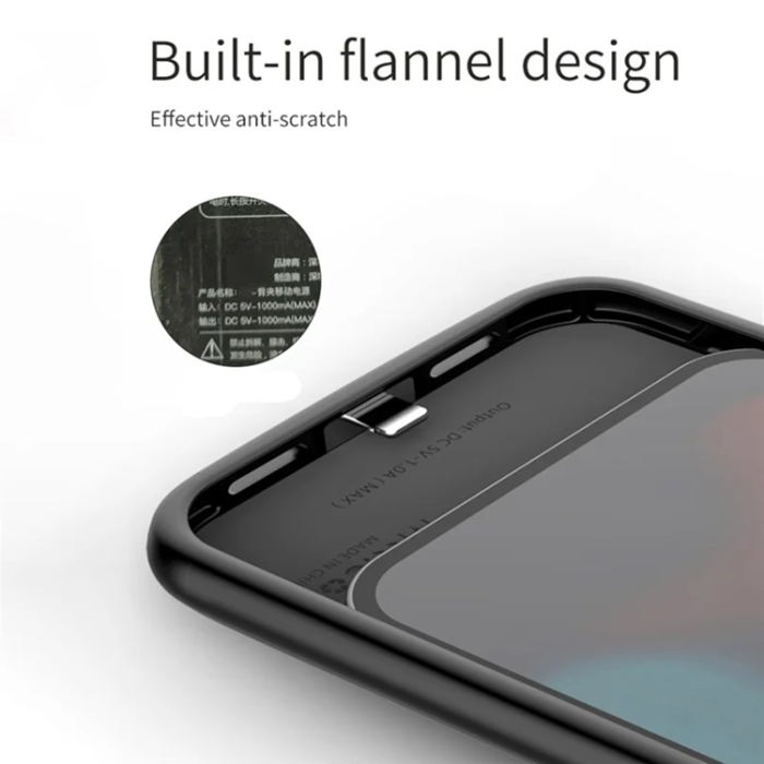 A-One Brand - iPhone 13 Pro Batteriskal Magsafe 7000mAh B98S - Svart