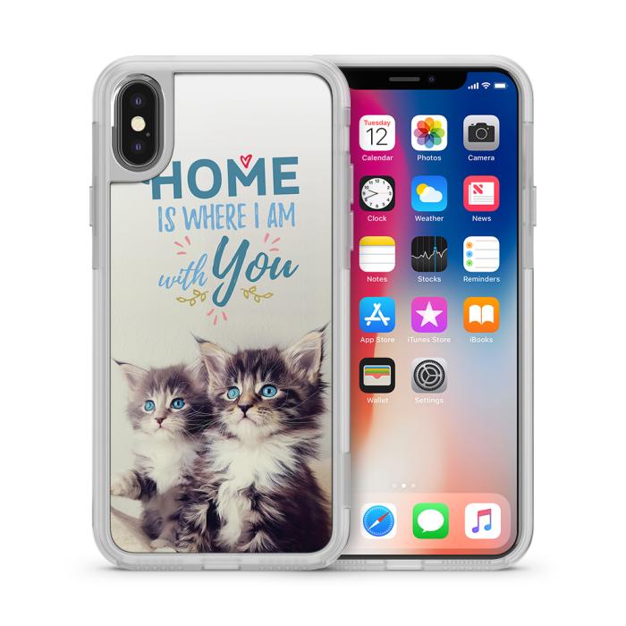 UTGATT5 - Fashion mobilskal till Apple iPhone X - Home is with you
