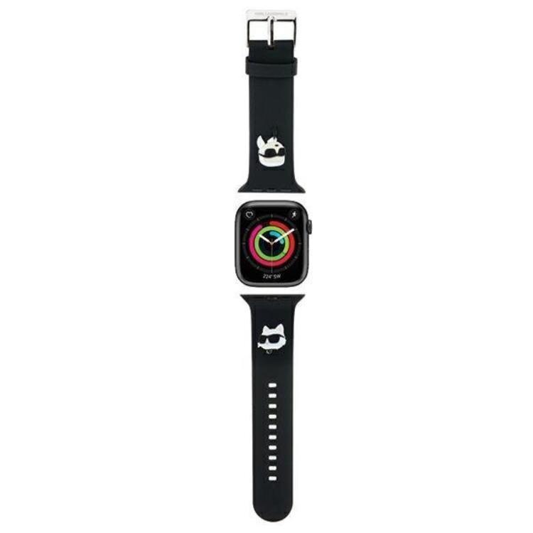 Karl Lagerfeld Apple Watch (38/40/41mm) Band 3D Rubber Karl&Choupette | 5122 | AlltMobil