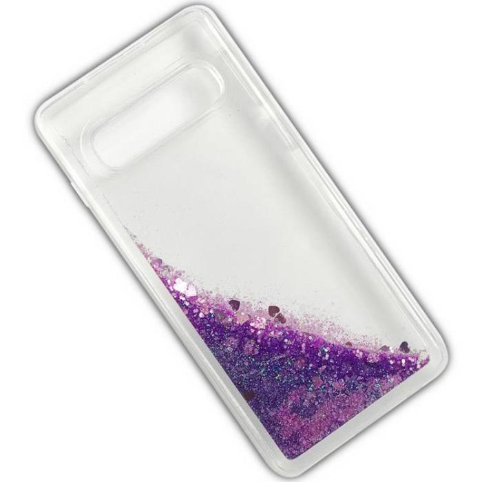 Boom of Sweden - Glitter Skal till Samsung Galaxy S10 Plus - Lila
