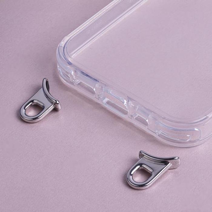 OEM - iPhone 13 Pro Mobilskal Hook - Silver