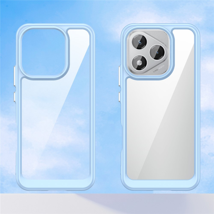 A-One Brand - Mobilskal till Honor X70i / 400 Lite 5G Skyddande klar - Blå