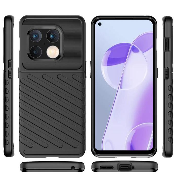 OEM - Thunder Flexible Armored Skal OnePlus 10 Pro - Svart