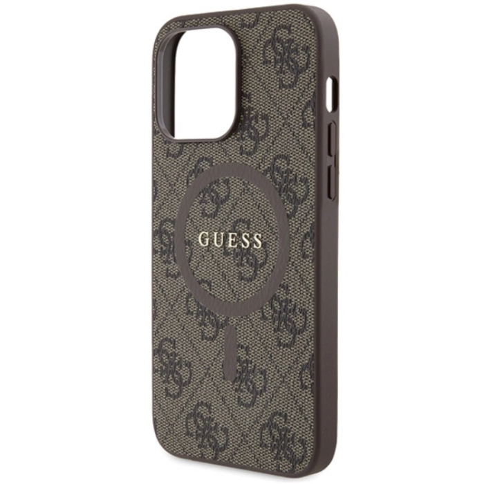 Guess - Guess iPhone 13 Pro Max Mobilskal Magsafe Collection - Brun