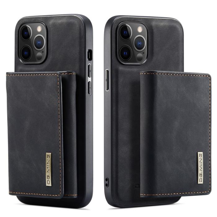 DG.MING - DG.MING iPhone 12 & 12 Pro Skal samt Wallet med Kickstand
