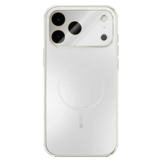 ABEEL - ABEEL iPhone 17 Pro Max Mobilskal Magsafe med Linsfilm - Vit