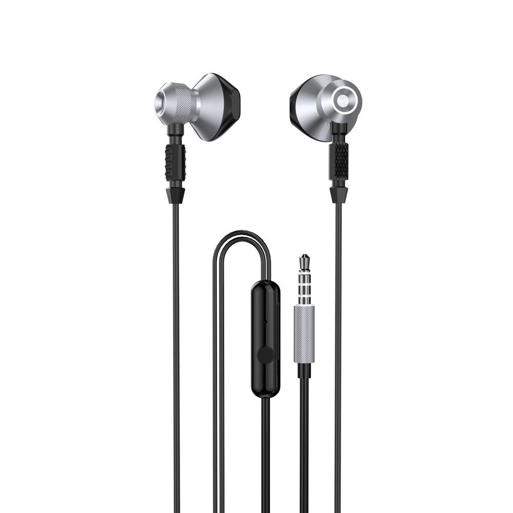 Dudao In-Ear Metal Hörlurar 3.5mm Mini Jack - Grå | 505771 | AlltMobil