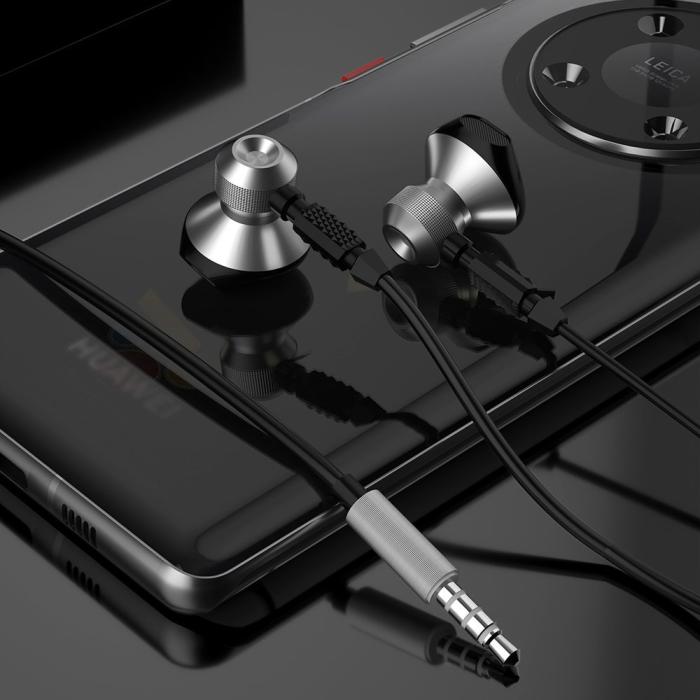 Dudao - Dudao In-Ear Metal Hörlurar 3.5mm Mini Jack - Grå