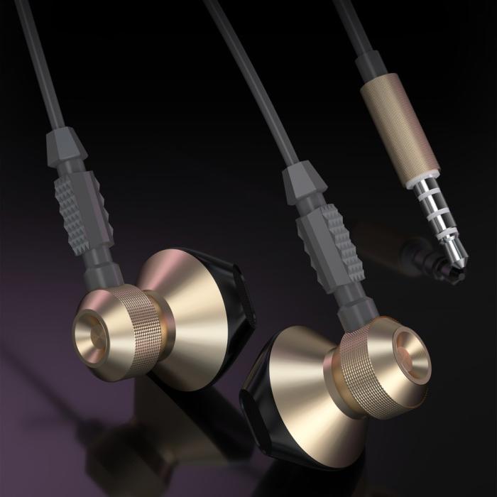 Dudao - Dudao In-Ear Metal Hörlurar 3.5mm Mini Jack - Grå