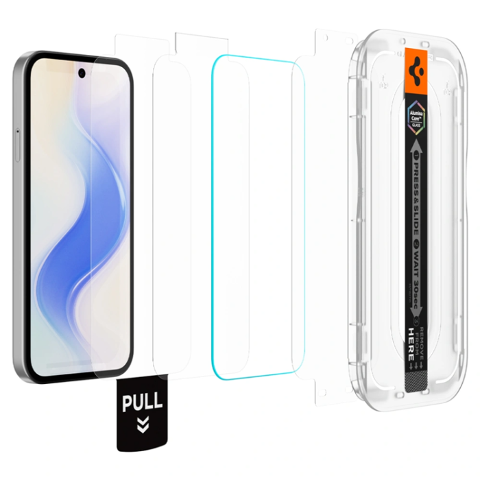 Spigen - [2-Pack] Spigen Skärmskydd Härdat Glas För Google Pixel 10A - Clear