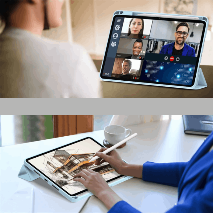 Tech-Protect - Tech-Protect Xiaomi Pad 7/7 Pro Fodral Smart - Sky Blå