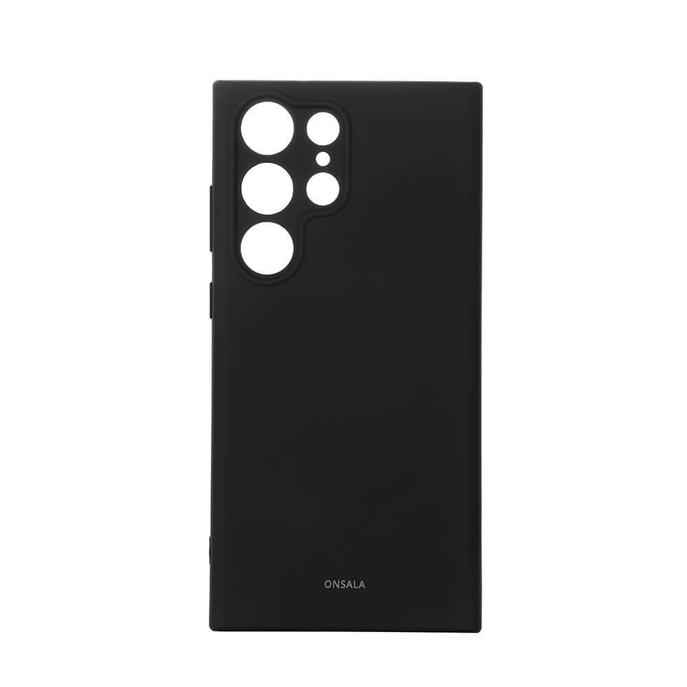 ONSALA Galaxy S23 Ultra 5G Skal Silikon - Svart | 2353 | AlltMobil