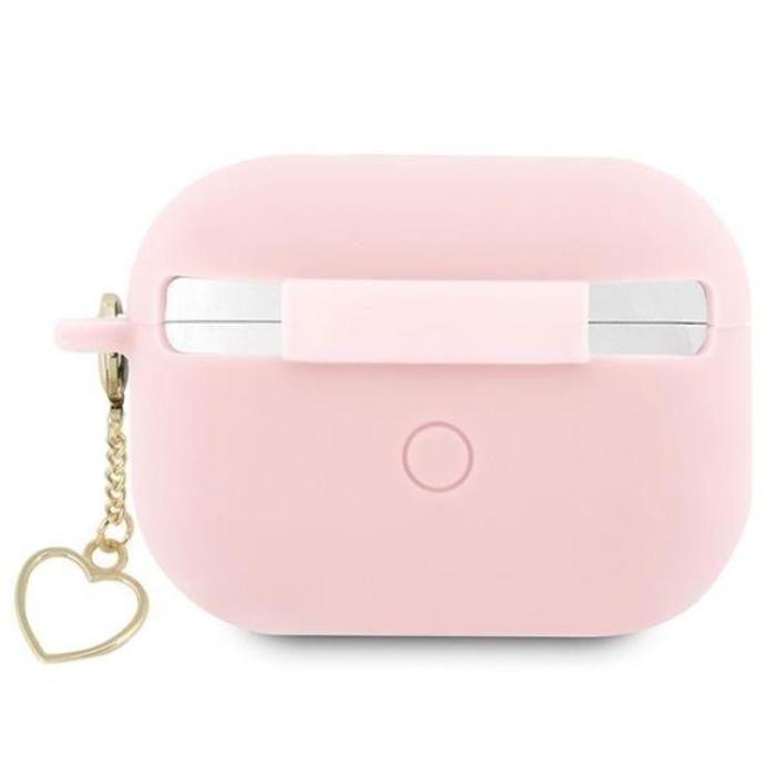 Guess - Guess Airpods Pro 2 Skal Charm Heart Collection - Rosa