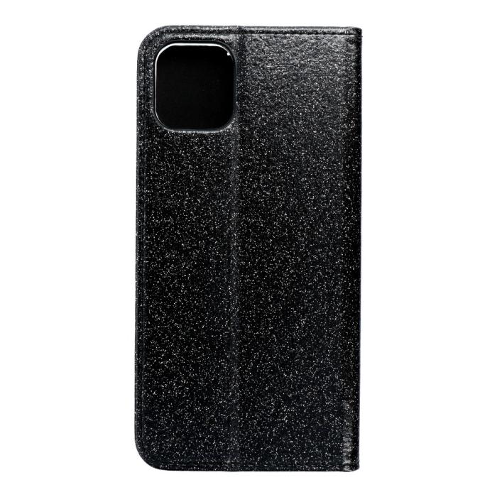 UTGATT1 - Forcell SHINING plånboksfodral till iPhone 11 PRO MAX Svart