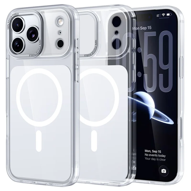 iPhone 17 Pro Max Mobilskal Magsafe Acrylic - Vit (Vit) | 2353 | AlltMobil