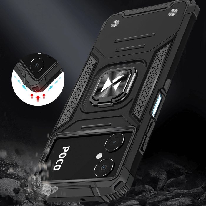 Wozinsky - Wozinsky Google Pixel 7 Pro Skal Ring Armored - Svart