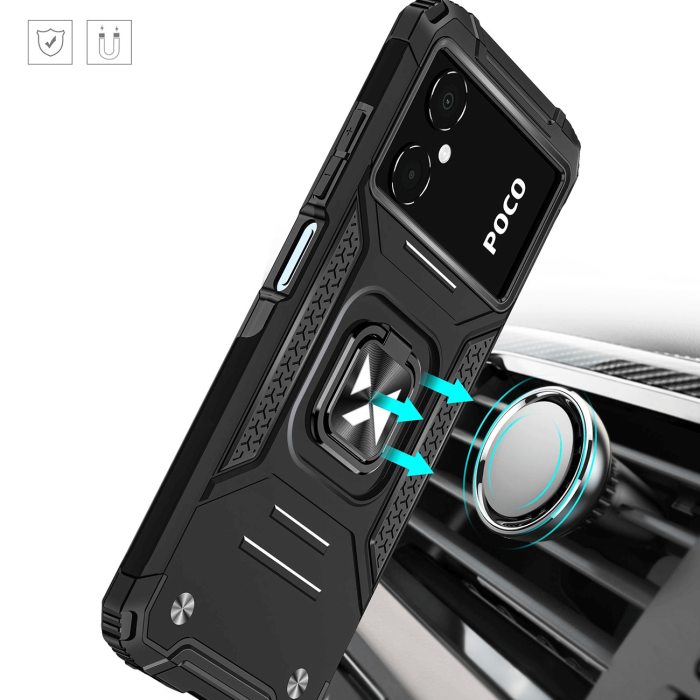 Wozinsky - Wozinsky Google Pixel 7 Pro Skal Ring Armored - Svart