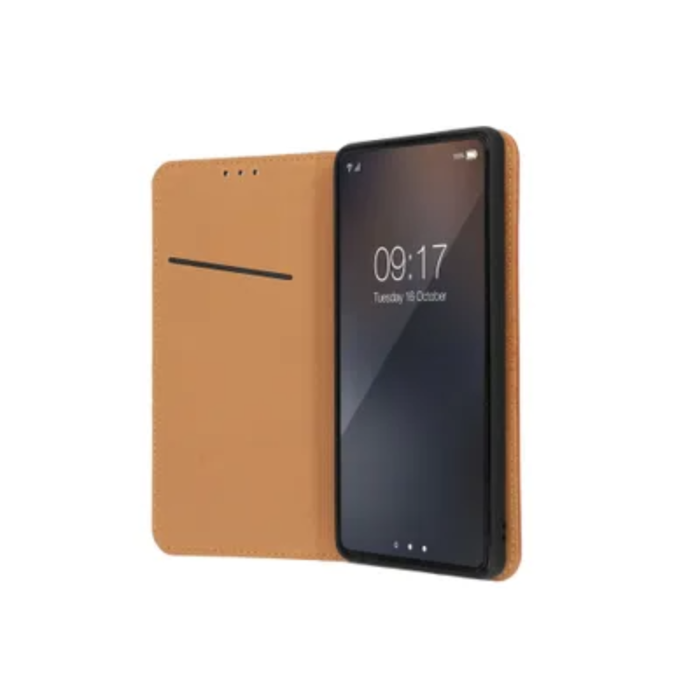 OEM - iPhone 16 Plus Plånboksfodral Smart Pro Läder - Brun