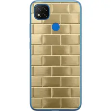 Gustaf - Mobilskal till Xiaomi Redmi 9C med Gyllene Murstenar