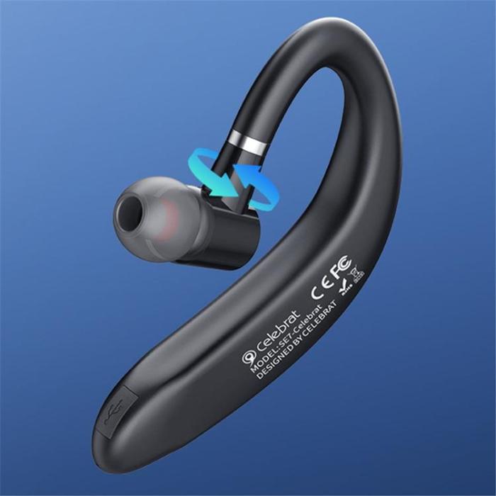 CELEBRAT - [2-Pack] CELEBRAT In-Ear Hörlur Bluetooth SE7 - Svart