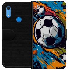 iSecrets - Plånboksfodral till Huawei Y6s (2019) med Fotbollar