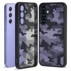 IBMRS - IBMRS Samsung Galaxy A35 5G Skal St&ouml;tt&aring;lig Hybrid H&aring;rd Plast - Kamouflage