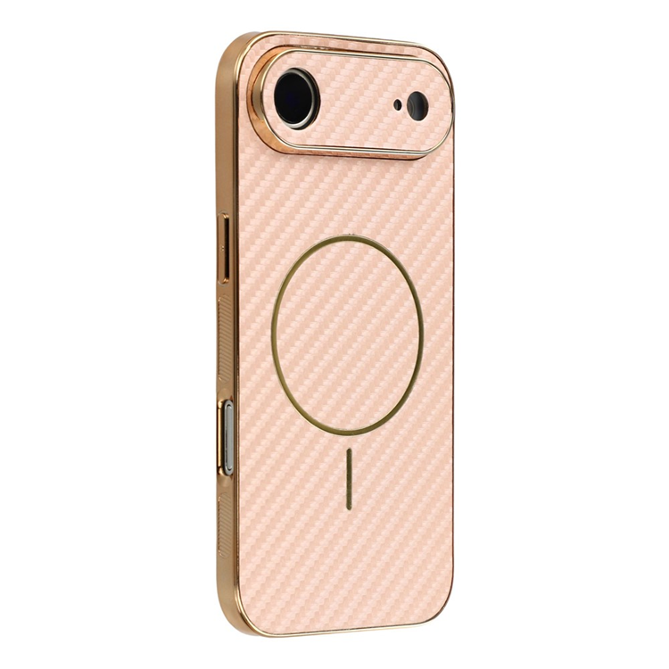 iPhone Air Mobilskal MagSafe Carbon Fiber Electroplated - Rosa | 2353 | AlltMobil