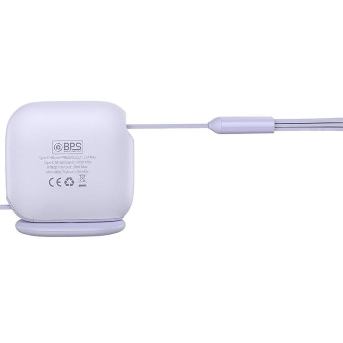 BASEUS - Baseus 3in1 USB-A till USB-C, Lightning, microUSB kabel 100W 1.7m