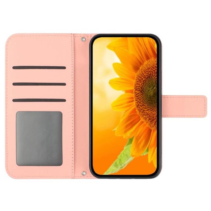 A-One Brand - Sony Xperia 1 VII Plånboksfodral Med Handledsrem - Ljusrosa