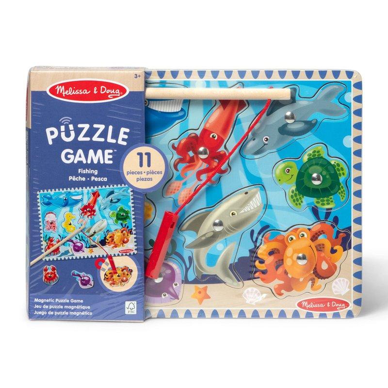 MND Pusselspel Fishing Magnetic Puzzle Game 10 Pcs 10 St