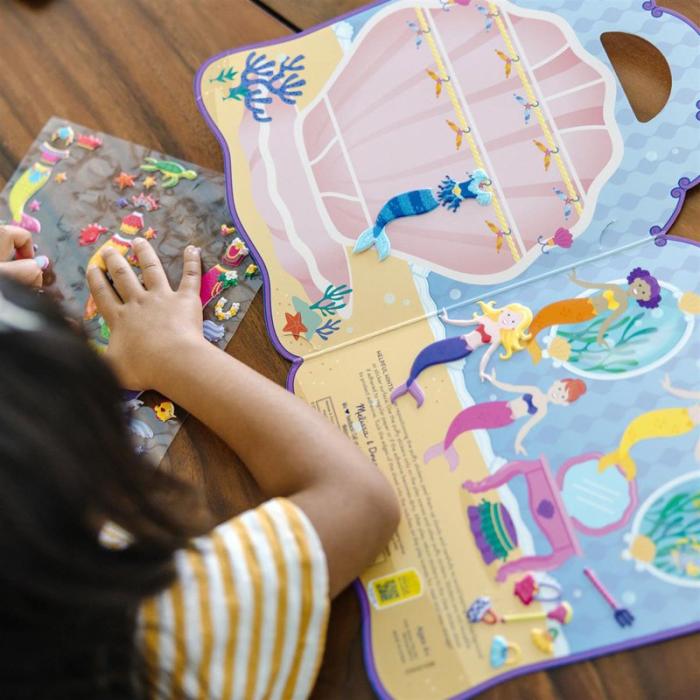 MND - MND Reusable Puffy Stickers Playset Mermaid