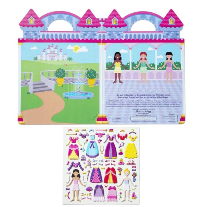 MND - MND Reusable Puffy Stickers Playset Princess