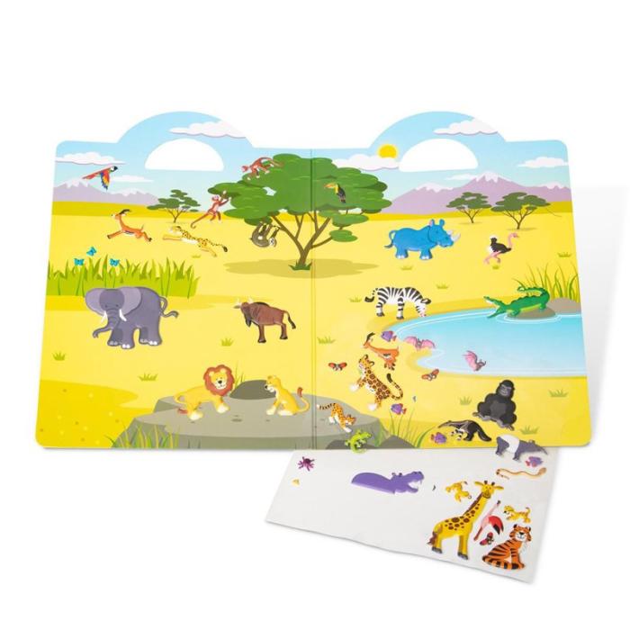 MND - MND Reusable Puffy Stickers Playset Safari