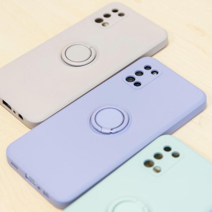 OEM - iPhone 14 fodral med fingerhållare - Ljusgrön