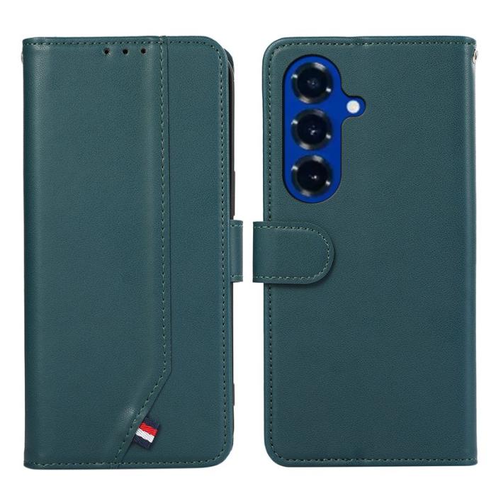 OEM - Mobilfodral för Samsung Galaxy S26 Plus Konstläder RFID - Grön
