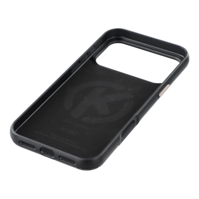 KIGC - KIGC iPhone 17 Pro Mobilskal Magsafe Läder - Svart