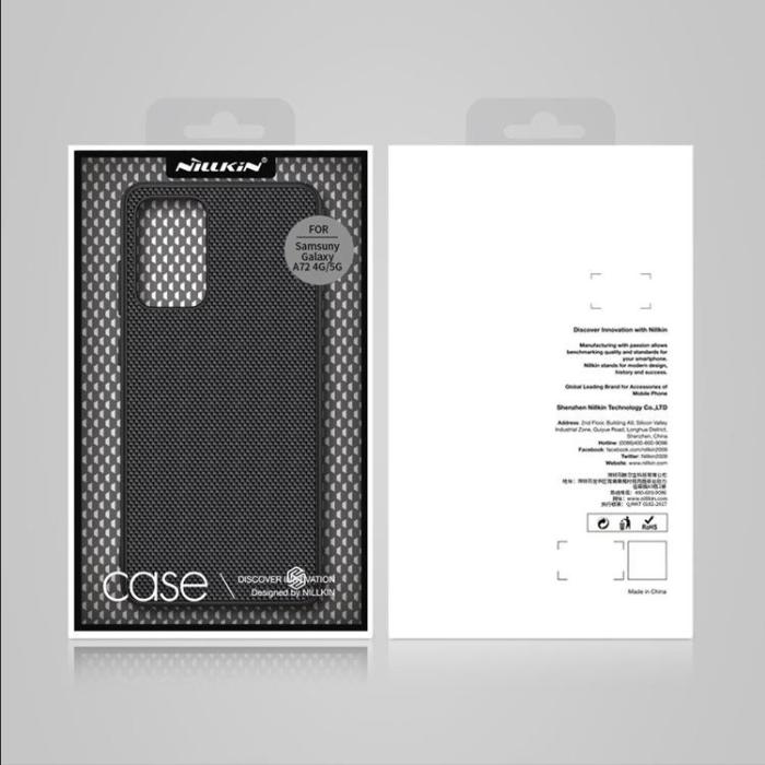 Nillkin - Nillkin Textured Skal Samsung Galaxy A72 4G - Svart