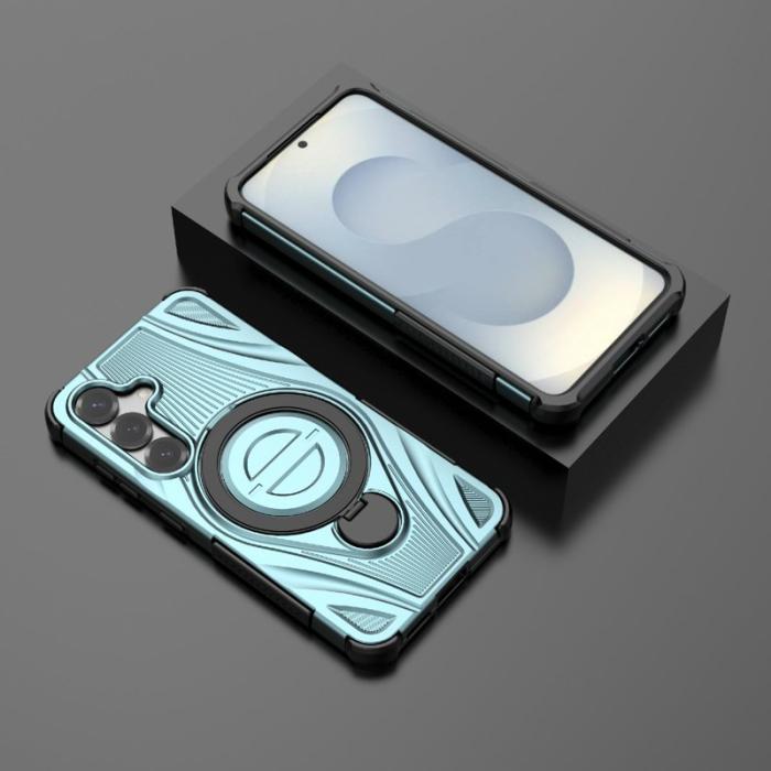 OEM - Mobilskal för Samsung Galaxy S26 Magnetiskt Kickstand TPU PC - Ljusblå