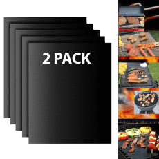 OEM - Grillmatta non-stick &aring;teranv&auml;ndbar - Ugnsmatta/Bakningsmatta 2-Pack