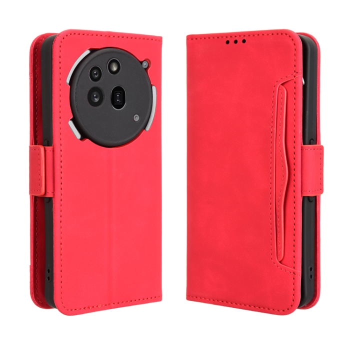 A-One Brand - Nothing Phone (3a) Pro Plånboksfodral Läder - Röd