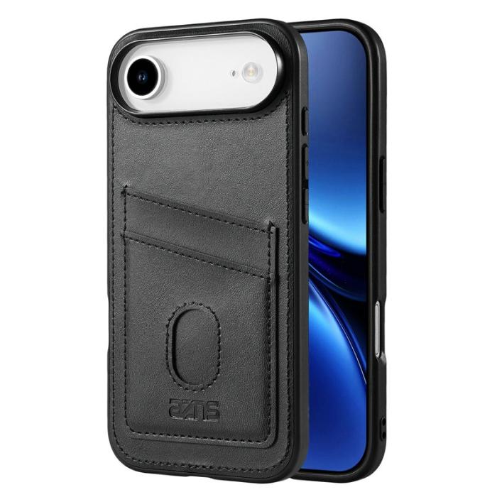 AZNS - AZNS K1 Series iPhone Air Fodral KonstLäder - Svart