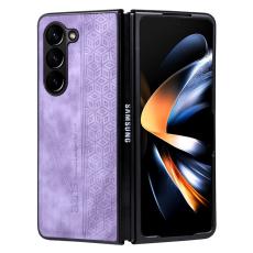 AZNS - AZNS Samsung Galaxy Z Fold5 Fodral KonstL&auml;der - Lila