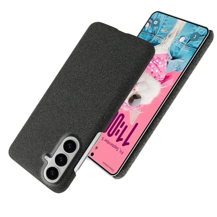 OEM - Mobilskal till Samsung Galaxy S26 / S26 Pro Tygtextur Anti-Scratch Plast - Svart