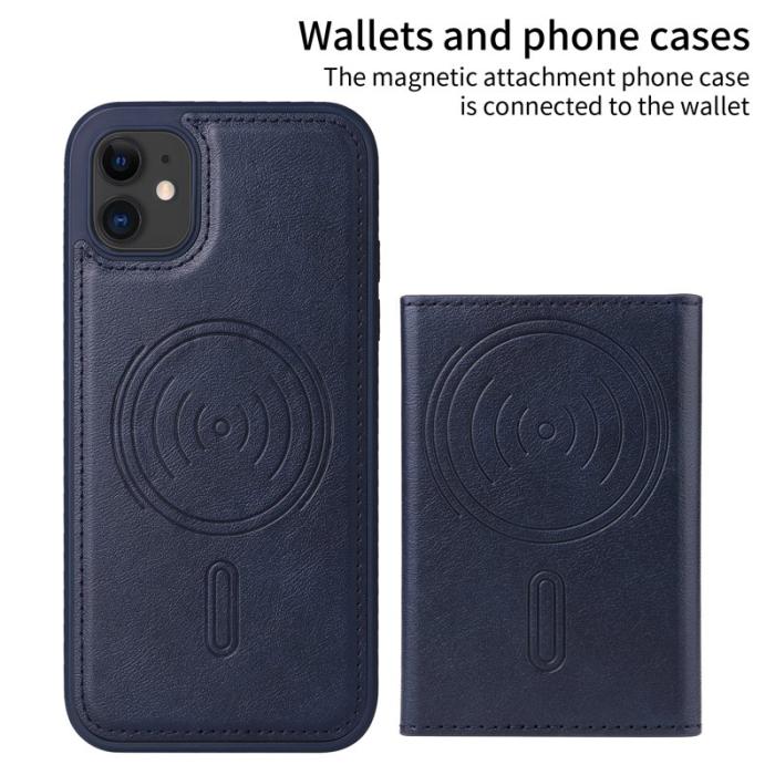 BETOPNICE - BETOPNICE iPhone 11 Fodral KonstLäder - Blå