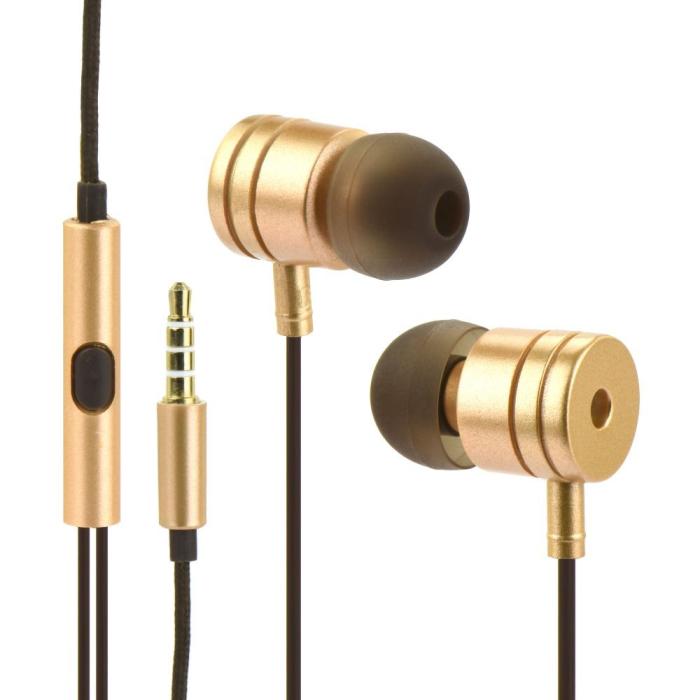 OEM - Stereo Hörlurar MI - Guld