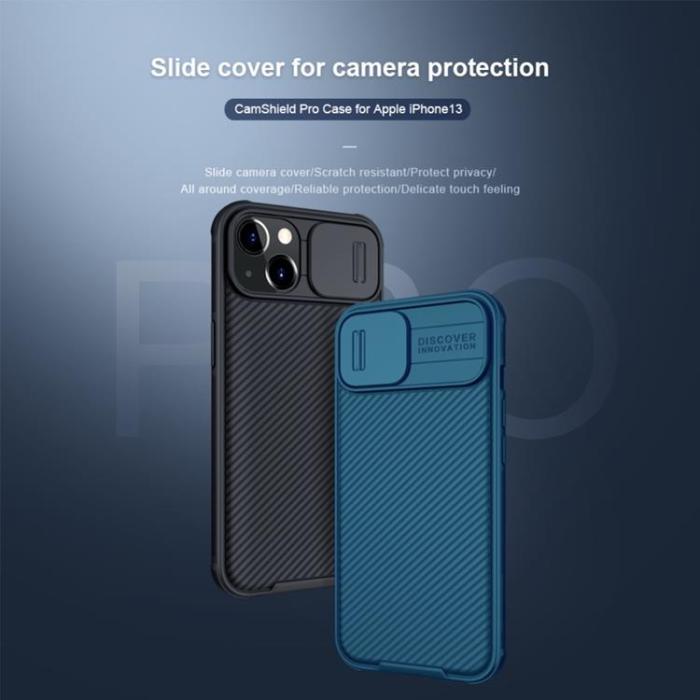 Nillkin - Nillkin iPhone 14 Plus Skal CamShield Pro - Grön