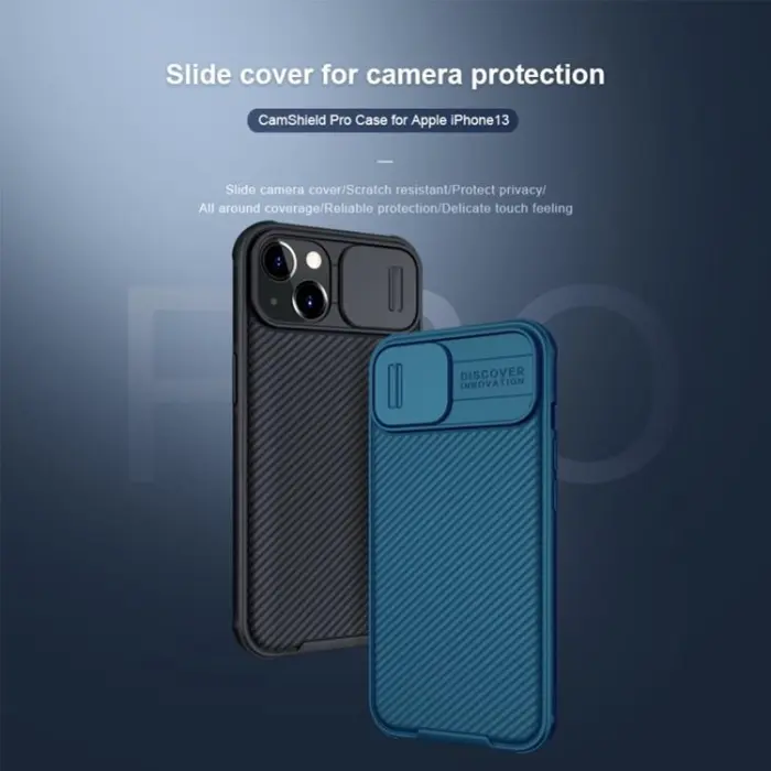 Nillkin - Nillkin iPhone 14 Plus Skal CamShield Pro - Grön