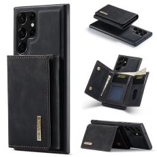 DG.MING - DG.MING Konstl&auml;der Pl&aring;nboksfodral f&ouml;r Samsung Galaxy S24 Ultra - Svart