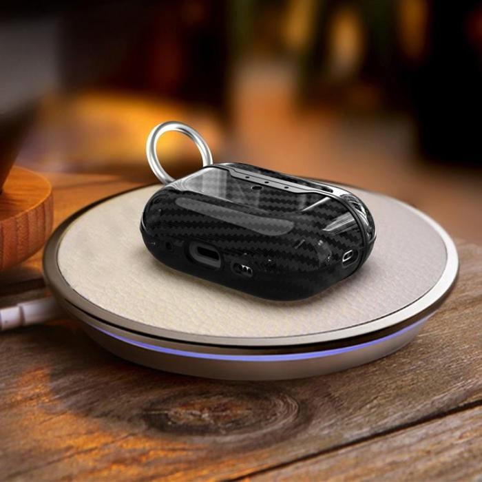 A-One Brand - AirPods Pro 2 Skal Carbon Fiber TPU - Grön
